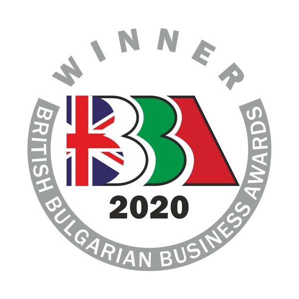 Winner badge, British Bulgarian Business Awards 2020
