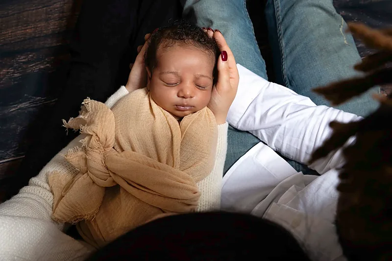 Newborn baby photographed by Darina Photography in Barnet, North London