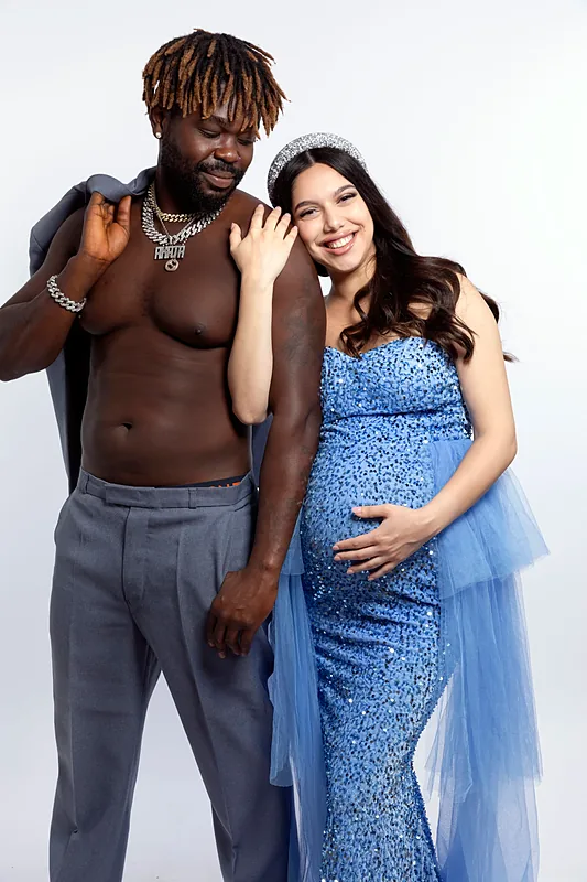 Pregnancy portrait photographed by Darina Photography in Barnet, North London