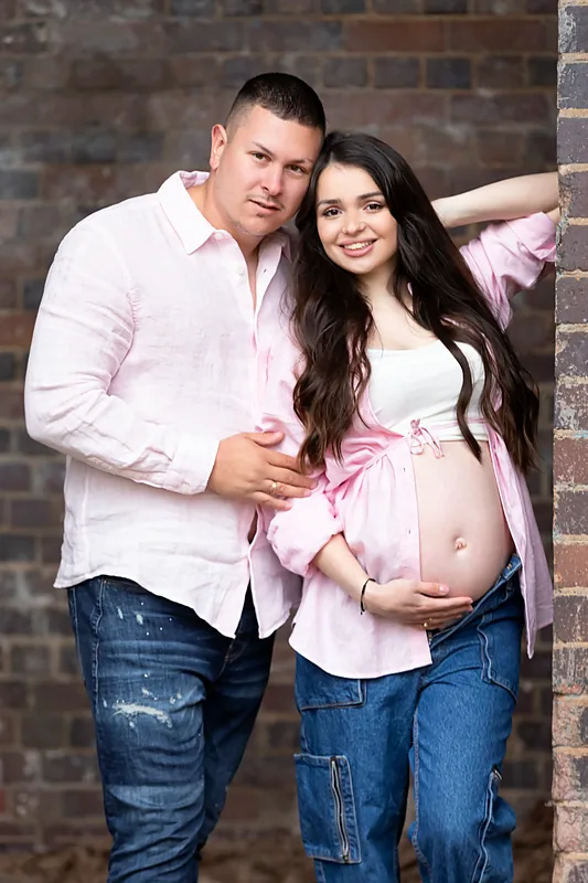Pregnancy portrait photographed by Darina Photography in Barnet, North London
