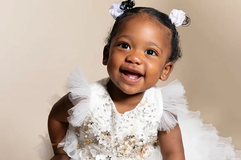 Smash cake birthday session photographed by Darina Photography in Barnet, North London